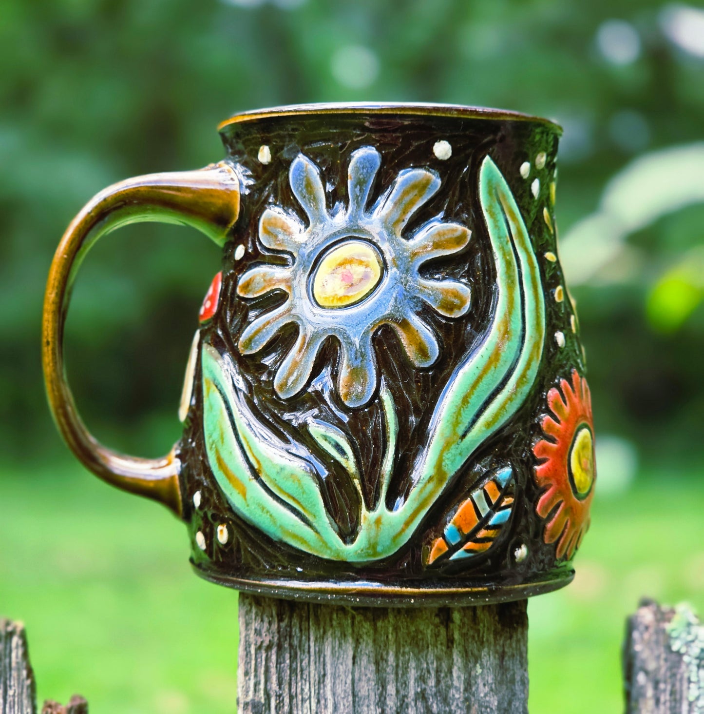 Flower Heart Mug