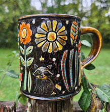 Load image into Gallery viewer, Possum/Raccoon moon mug