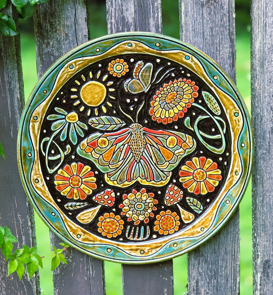 Moth Mushroom Plate