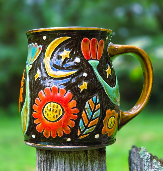 Flower Moon Mug