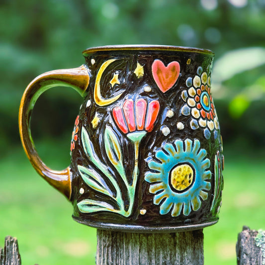 Flower Moon Mug
