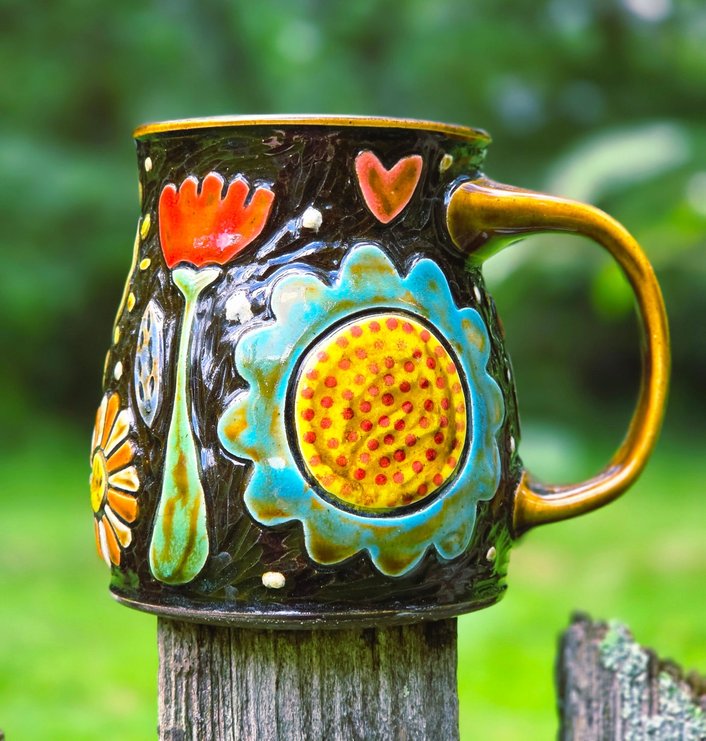Flower Heart Mug