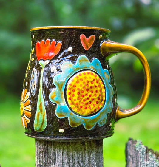 Flower Heart Mug