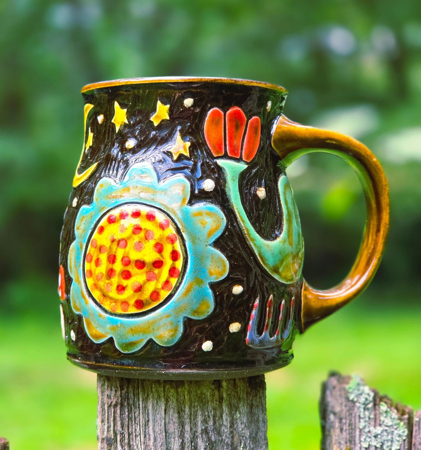 Dragonfly Moon Mug