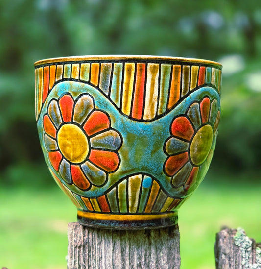 Flower Ice Cream Bowl