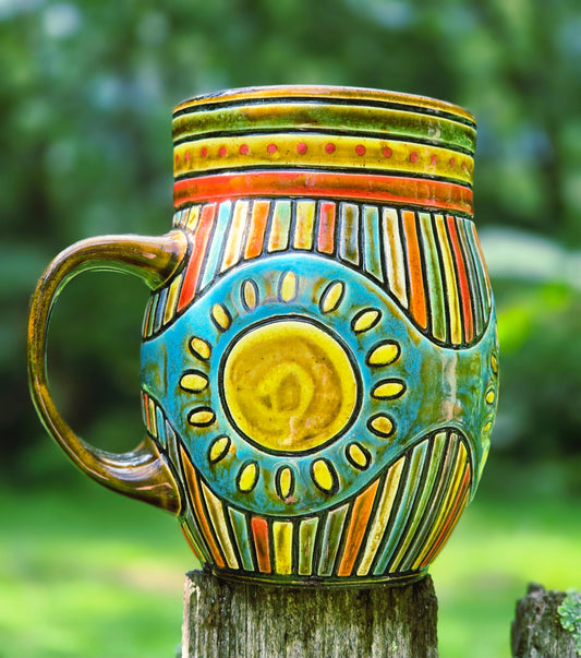 Rainbow Sun  Mug