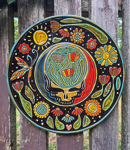 Flower Stealie Plate