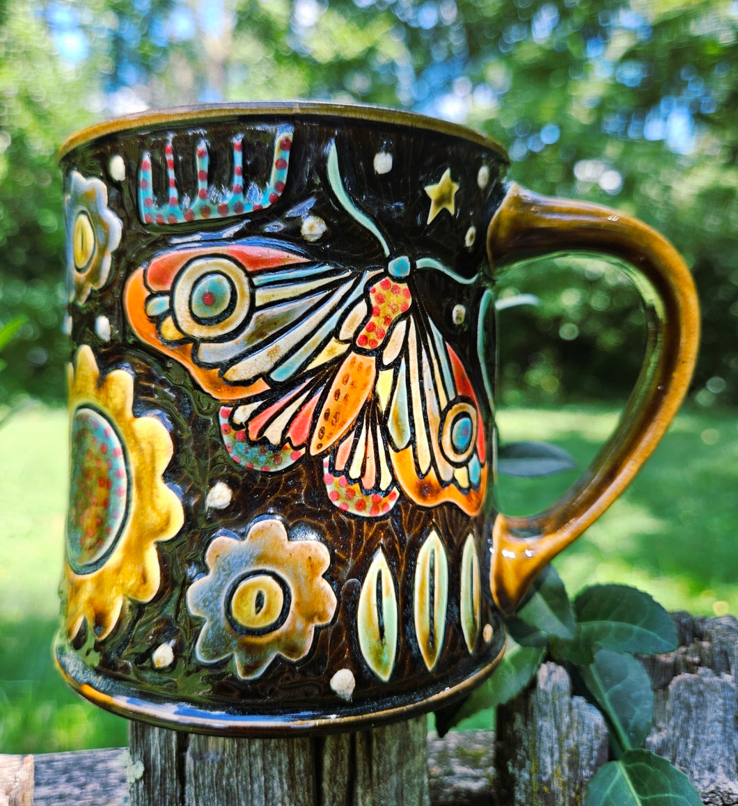 Butterfly Moon mug