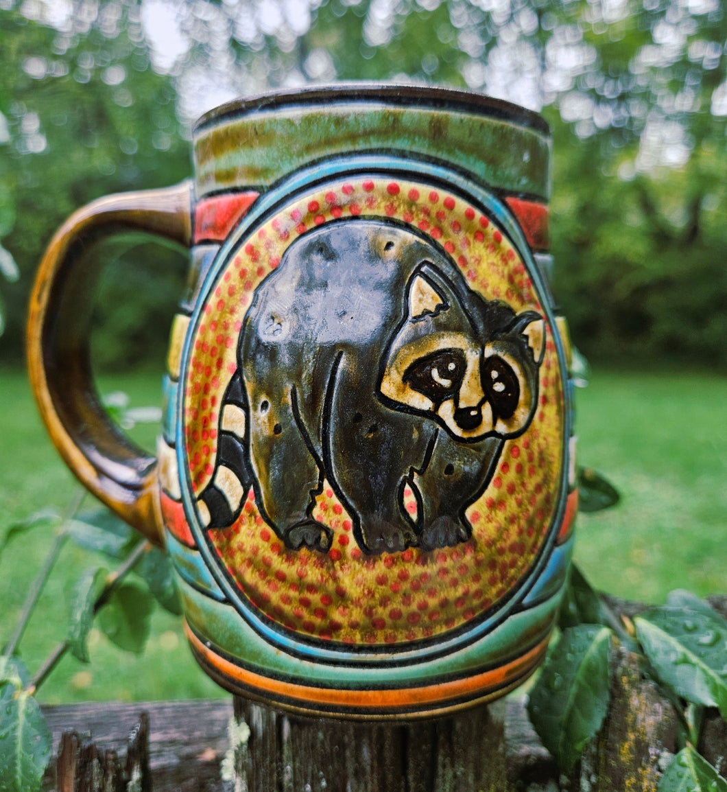 Raccoon mug