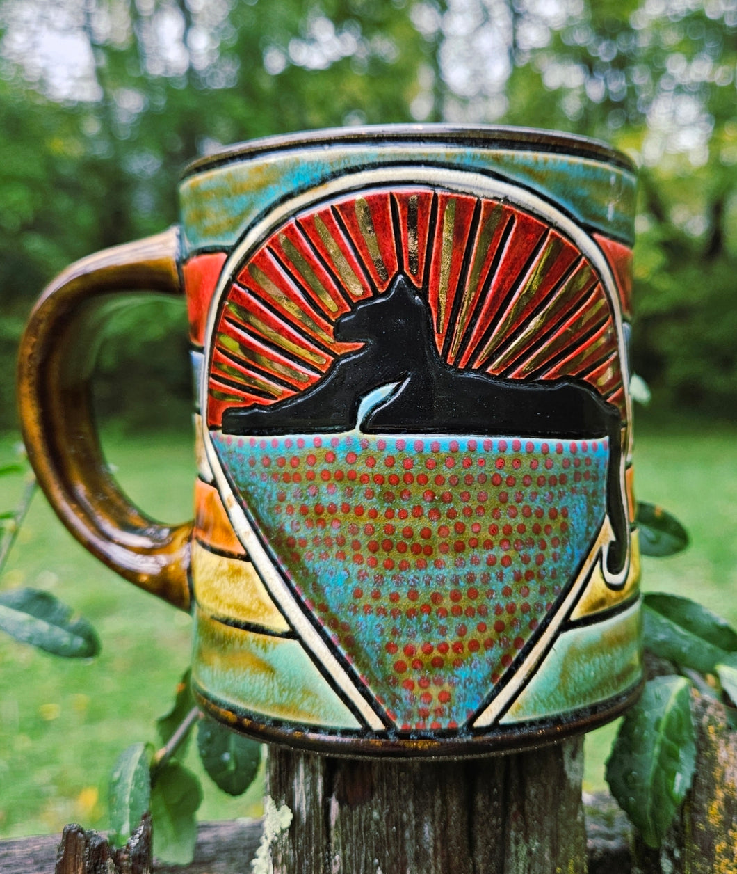 PRE-ORDER Cats Under the Stars w/gold Mug
