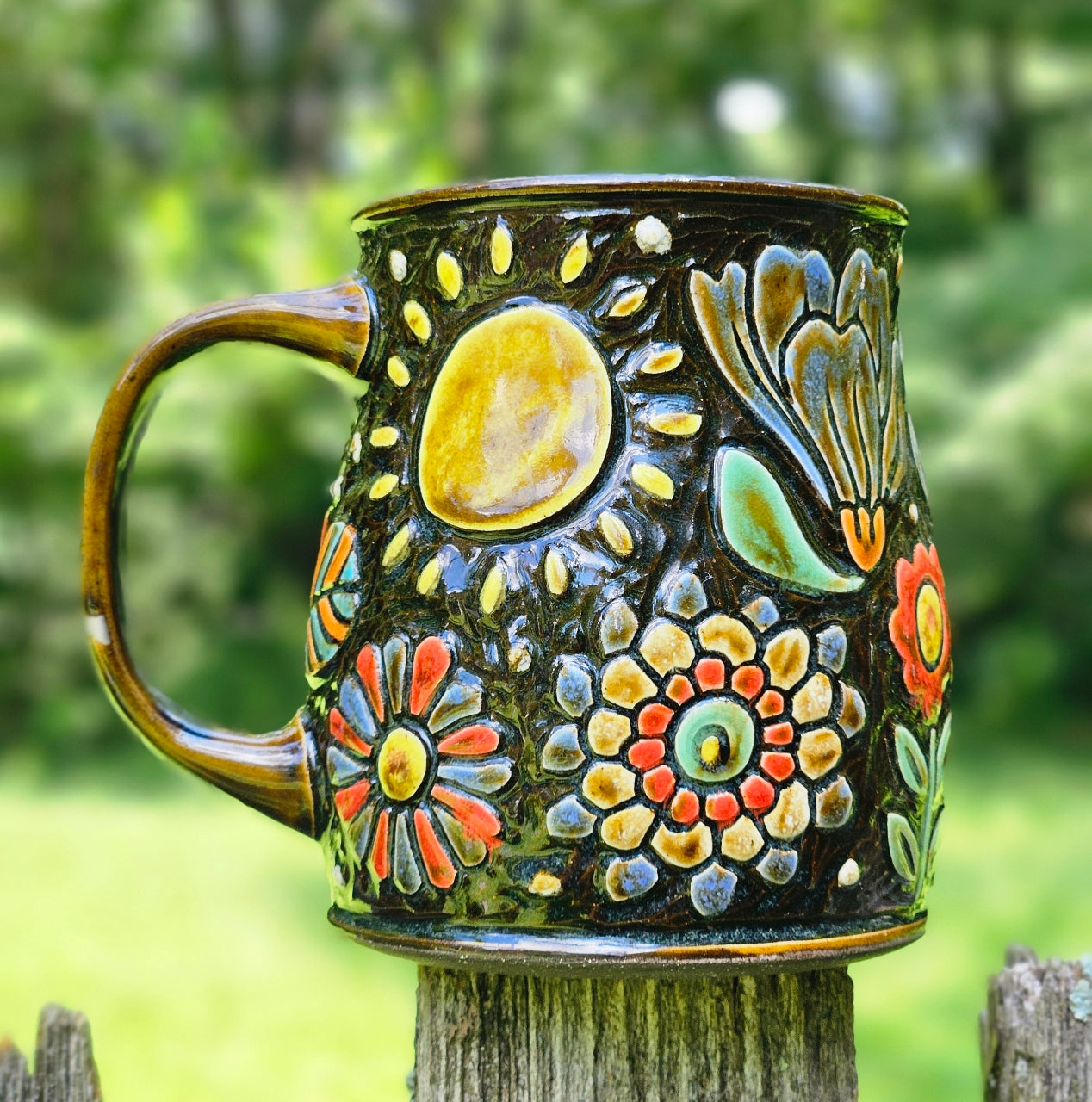 Sun and Butterfly Mug