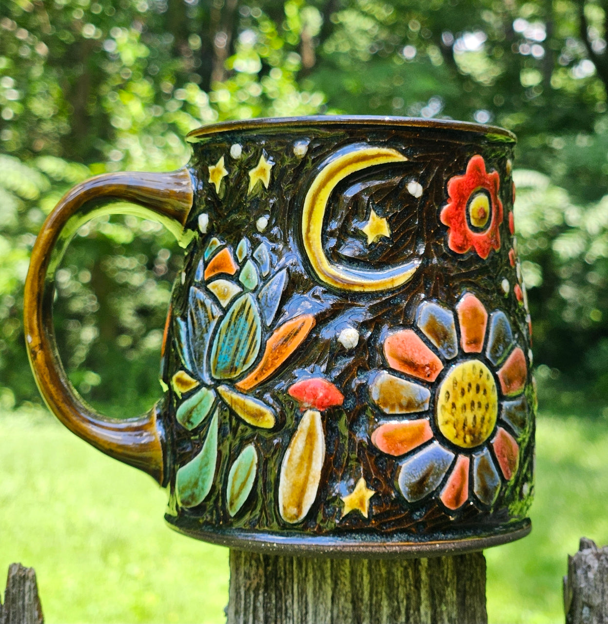 Moon and Rabbit Mug