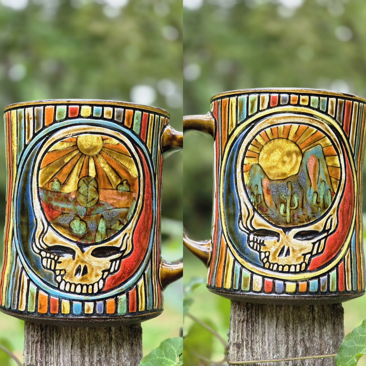 PRE-ORDER Double Sided Stealie Desert/Sunrise Mug